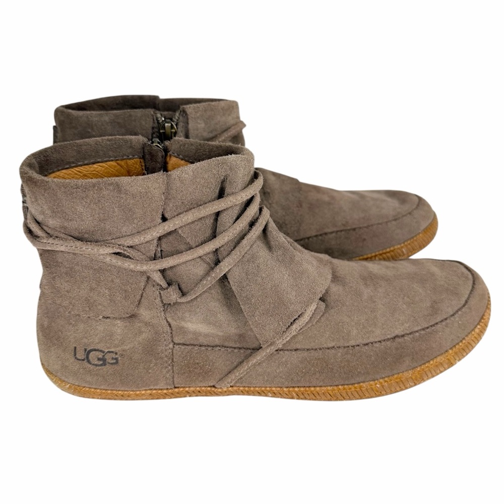 Ugg Reid Tan Suede Moc Moccasins Size 11